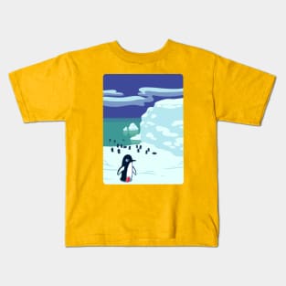 Penguins on Ice Kids T-Shirt